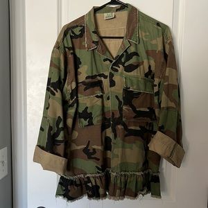 Jaded Gypsy Star Seeker Camo Jacket. L/XL